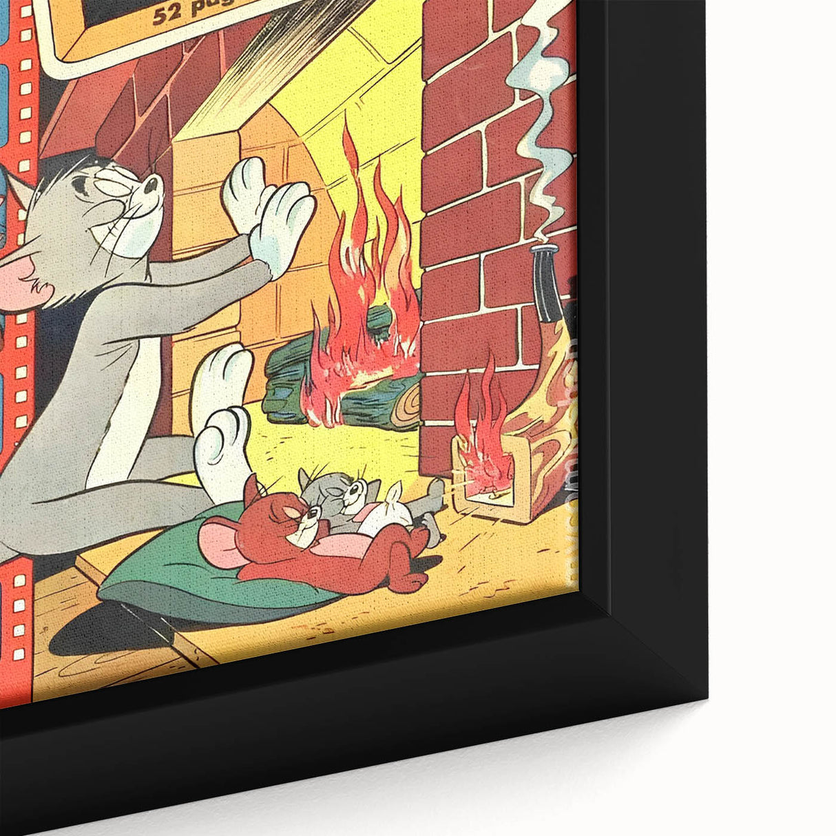 Collectible Vintage Comics Wall Art – Tom & Jerry Retro Comic Print