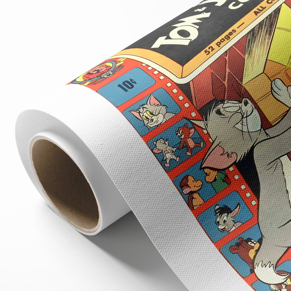 Collectible Vintage Comics Wall Art – Tom & Jerry Retro Comic Print