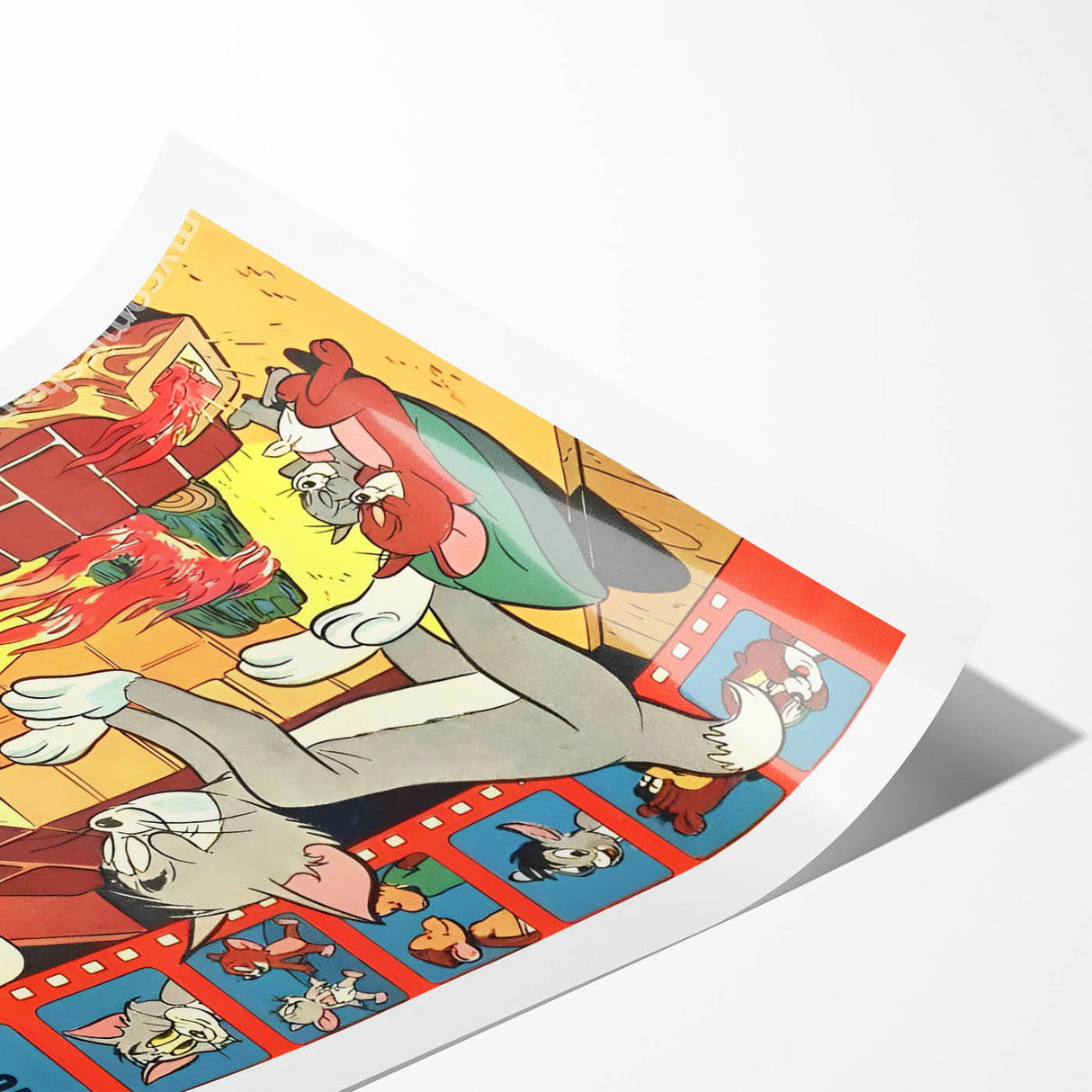 Collectible Vintage Comics Wall Art – Tom & Jerry Retro Comic Print