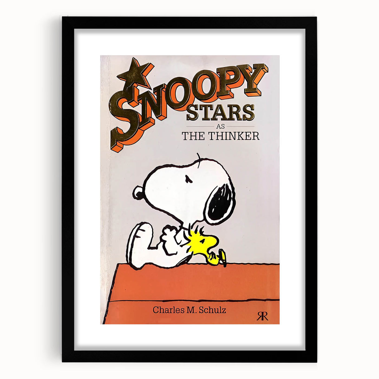 Vintage Comics Wall Art – Snoopy Retro Cartoon Comic Print