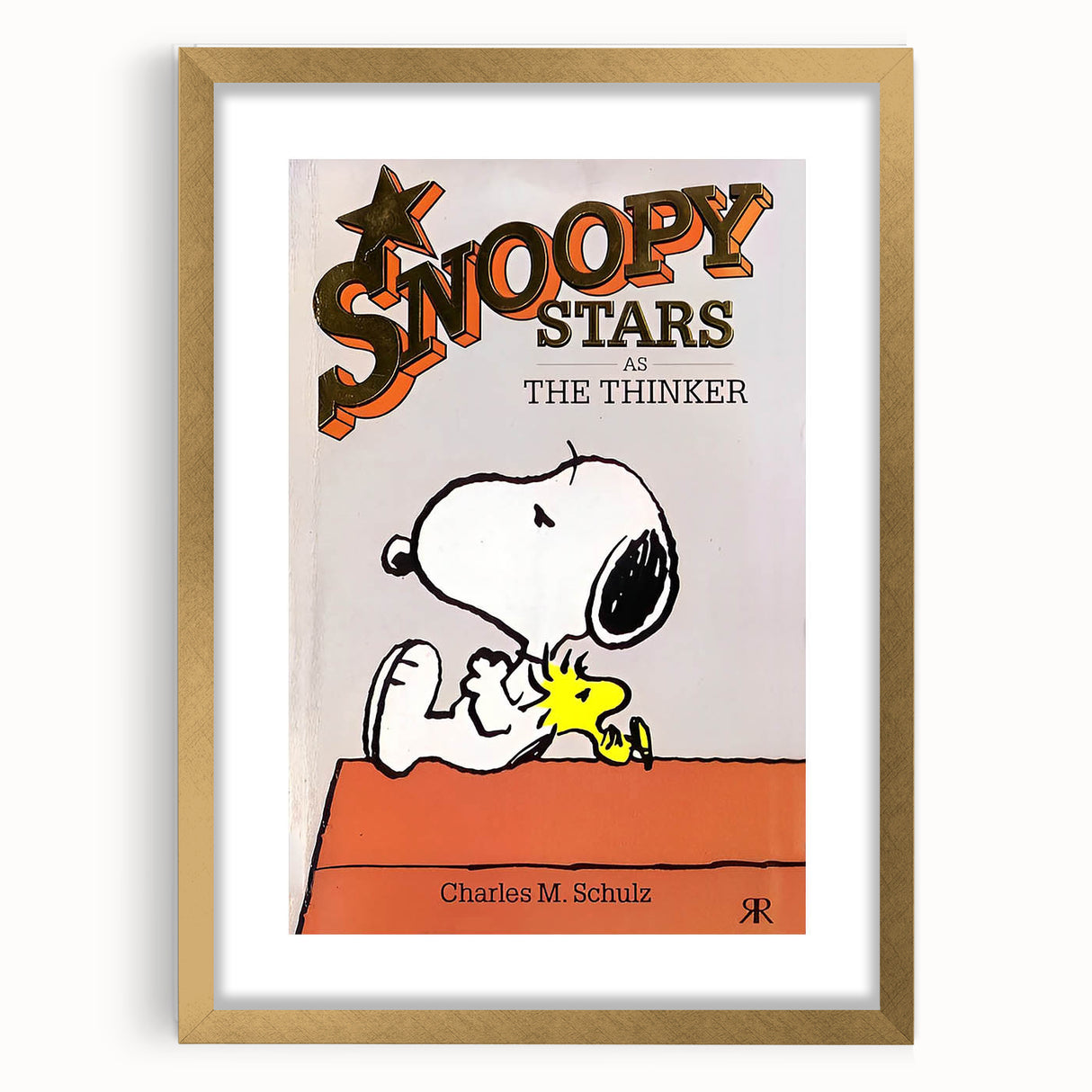 Vintage Comics Wall Art – Snoopy Retro Cartoon Comic Print