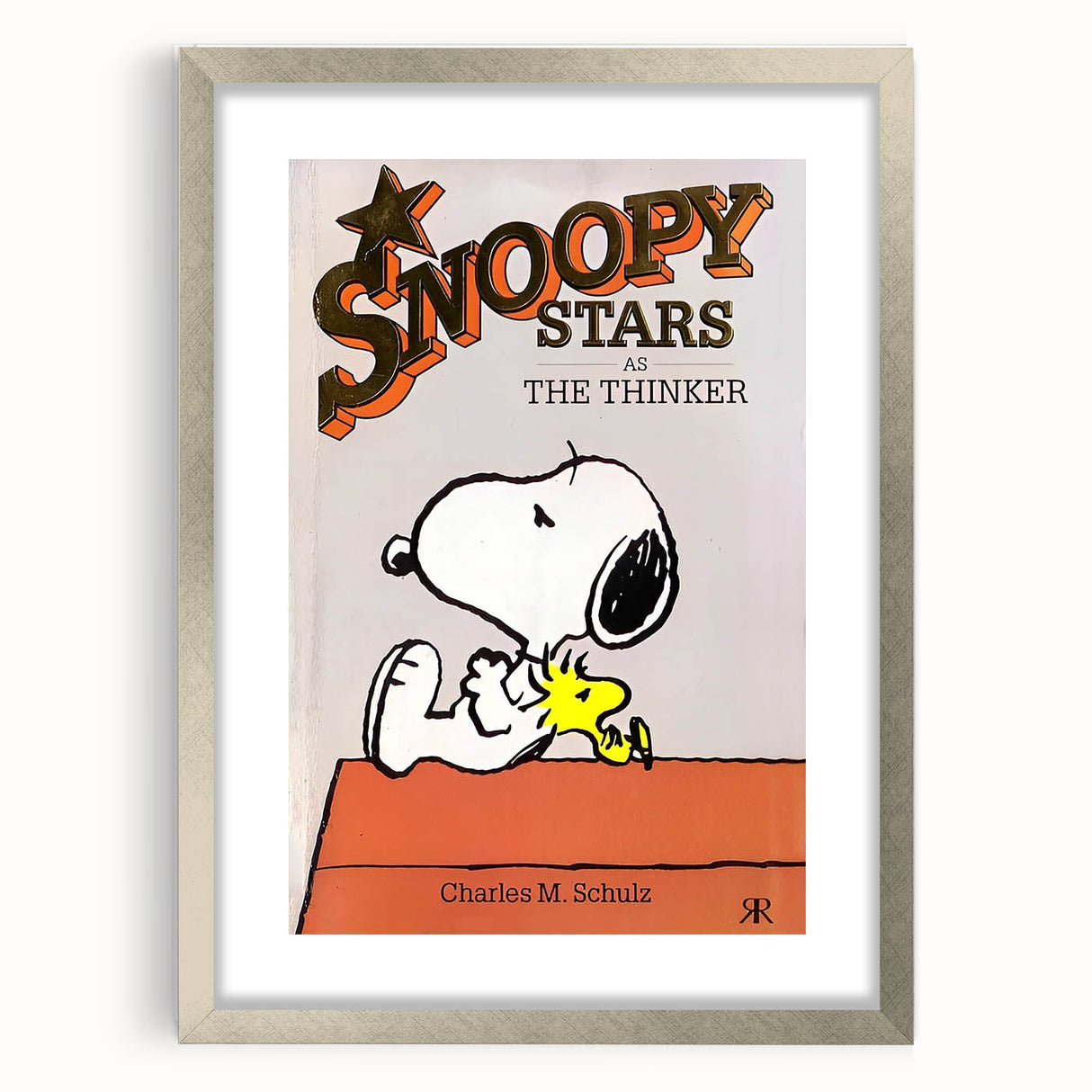 Vintage Comics Wall Art – Snoopy Retro Cartoon Comic Print