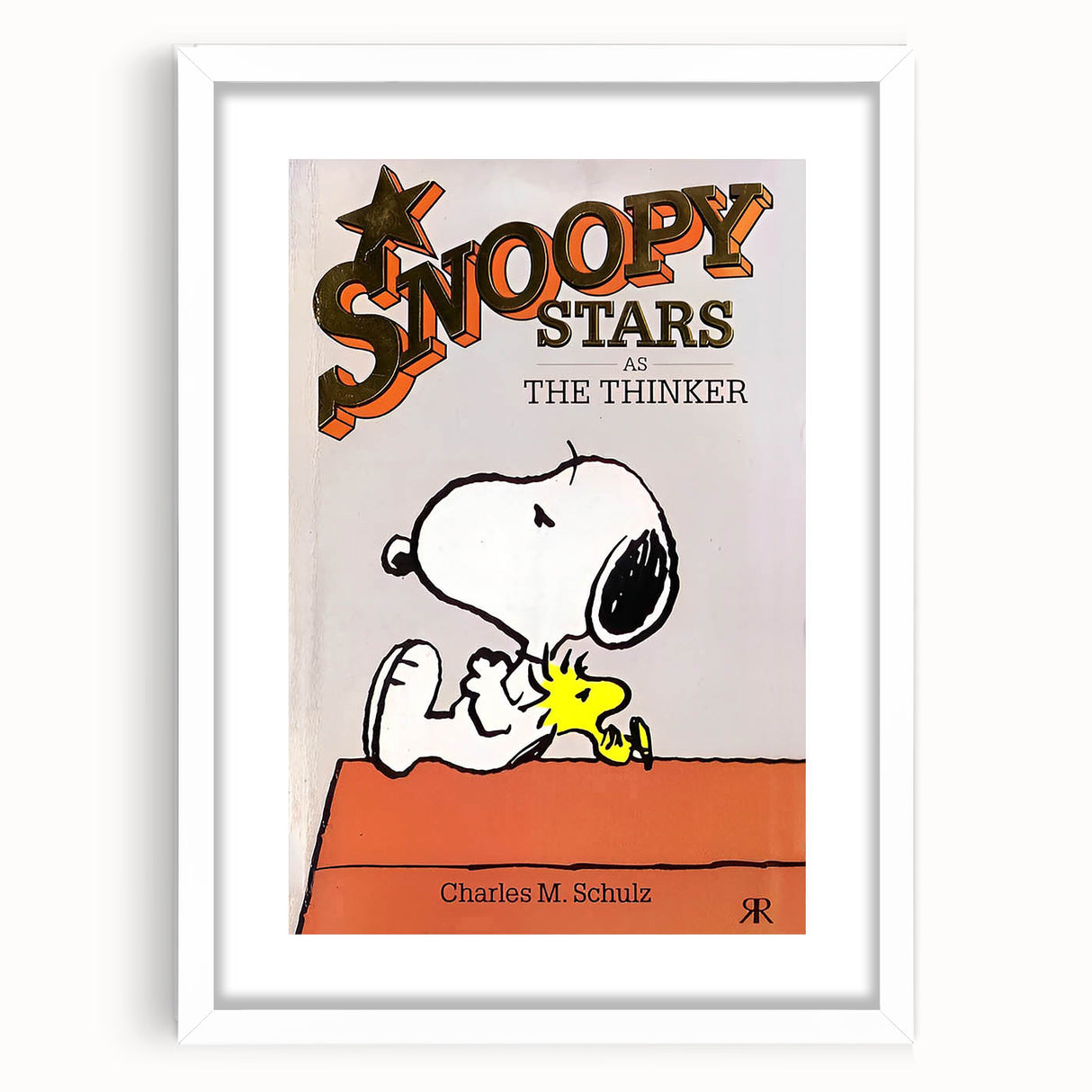 Vintage Comics Wall Art – Snoopy Retro Cartoon Comic Print