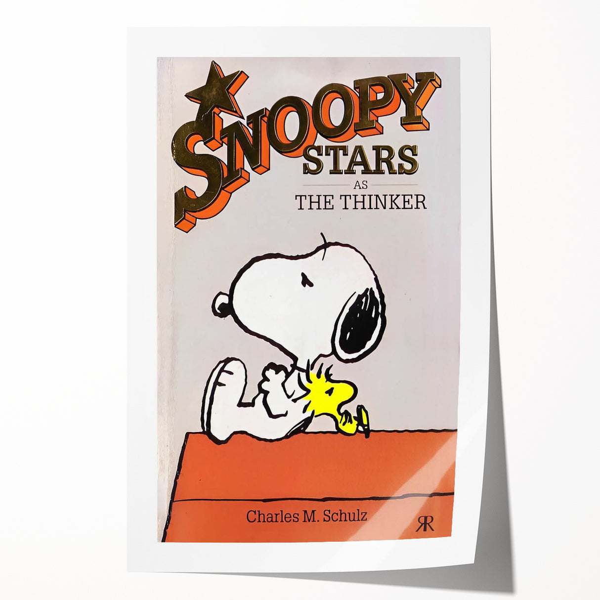 Vintage Comics Wall Art – Snoopy Retro Cartoon Comic Print