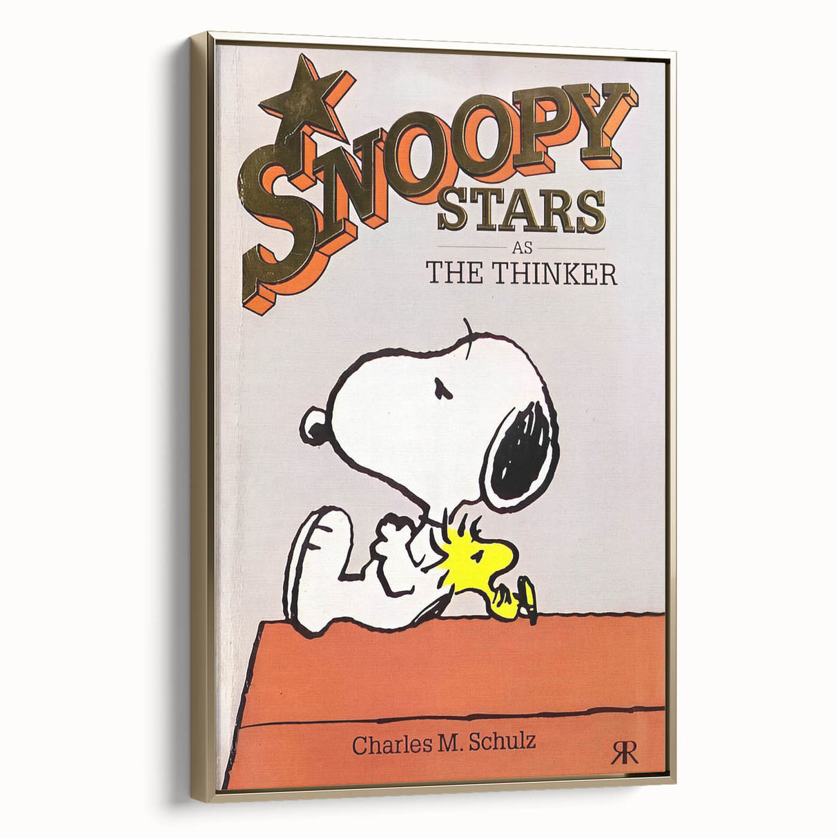 Vintage Comics Wall Art – Snoopy Retro Cartoon Comic Print