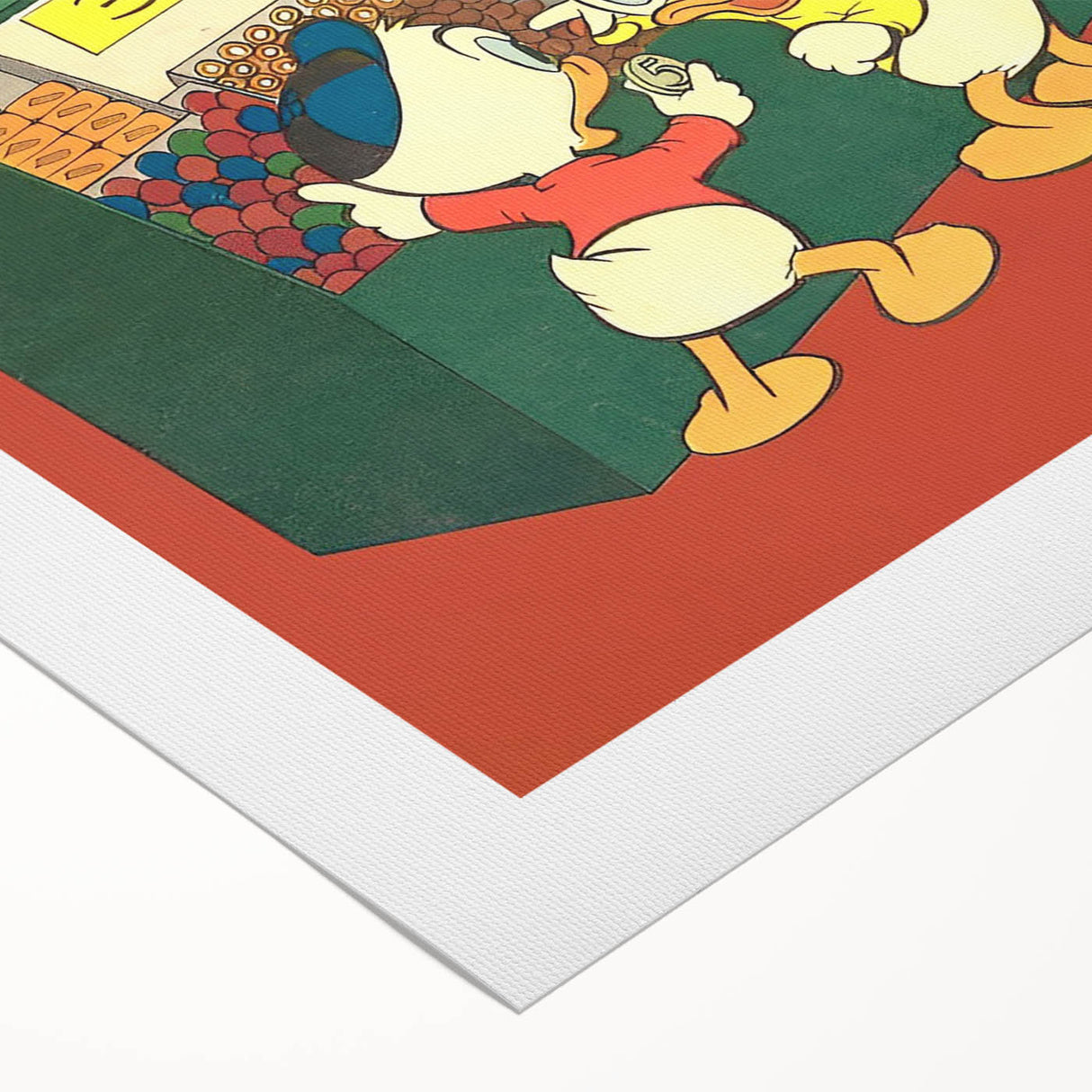 Classic Comic Book Poster – Donald Duck Vintage Cartoon Wall Art