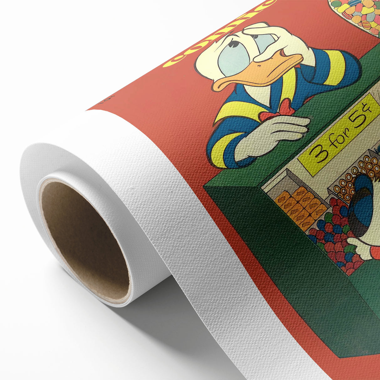 Classic Comic Book Poster – Donald Duck Vintage Cartoon Wall Art