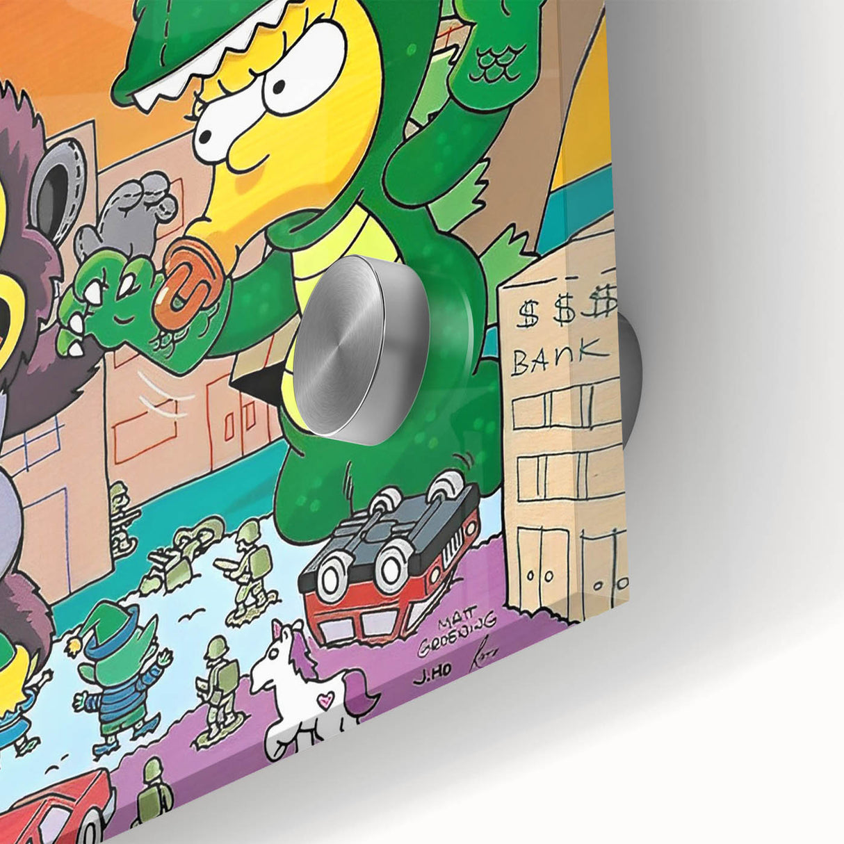 Retro Comic Art Print – Bart Simpson Vintage Comics Wall Art