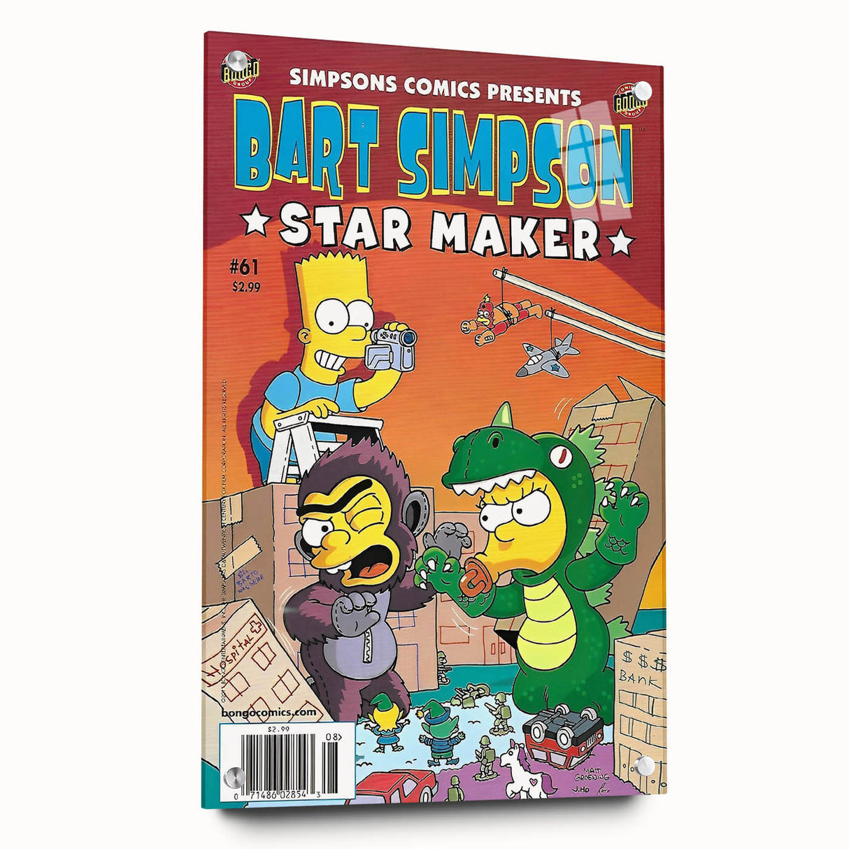 Retro Comic Art Print – Bart Simpson Vintage Comics Wall Art