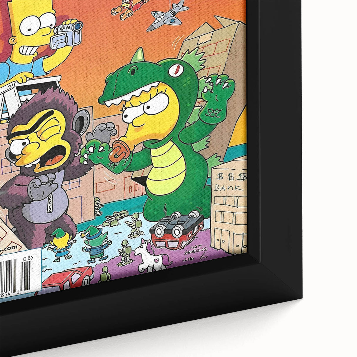 Retro Comic Art Print – Bart Simpson Vintage Comics Wall Art