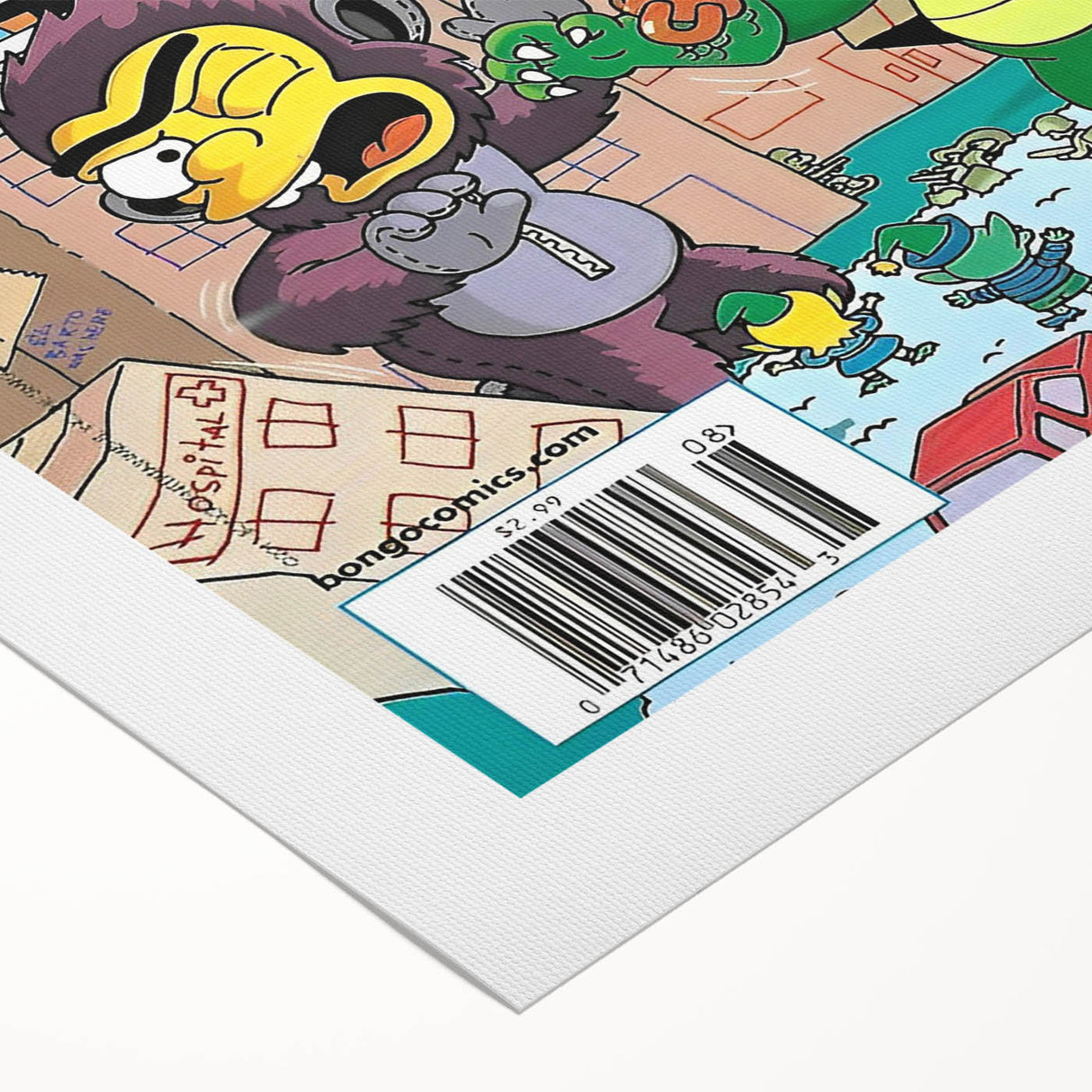 Retro Comic Art Print – Bart Simpson Vintage Comics Wall Art