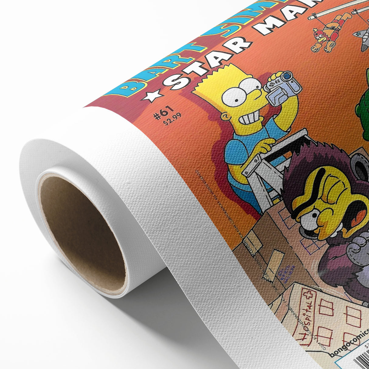 Retro Comic Art Print – Bart Simpson Vintage Comics Wall Art