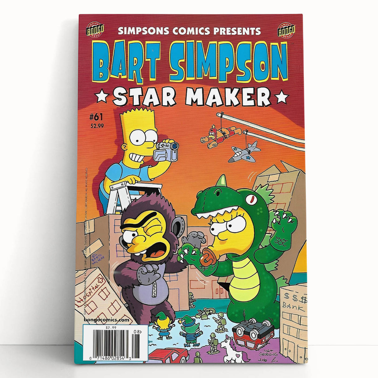 Retro Comic Art Print – Bart Simpson Vintage Comics Wall Art