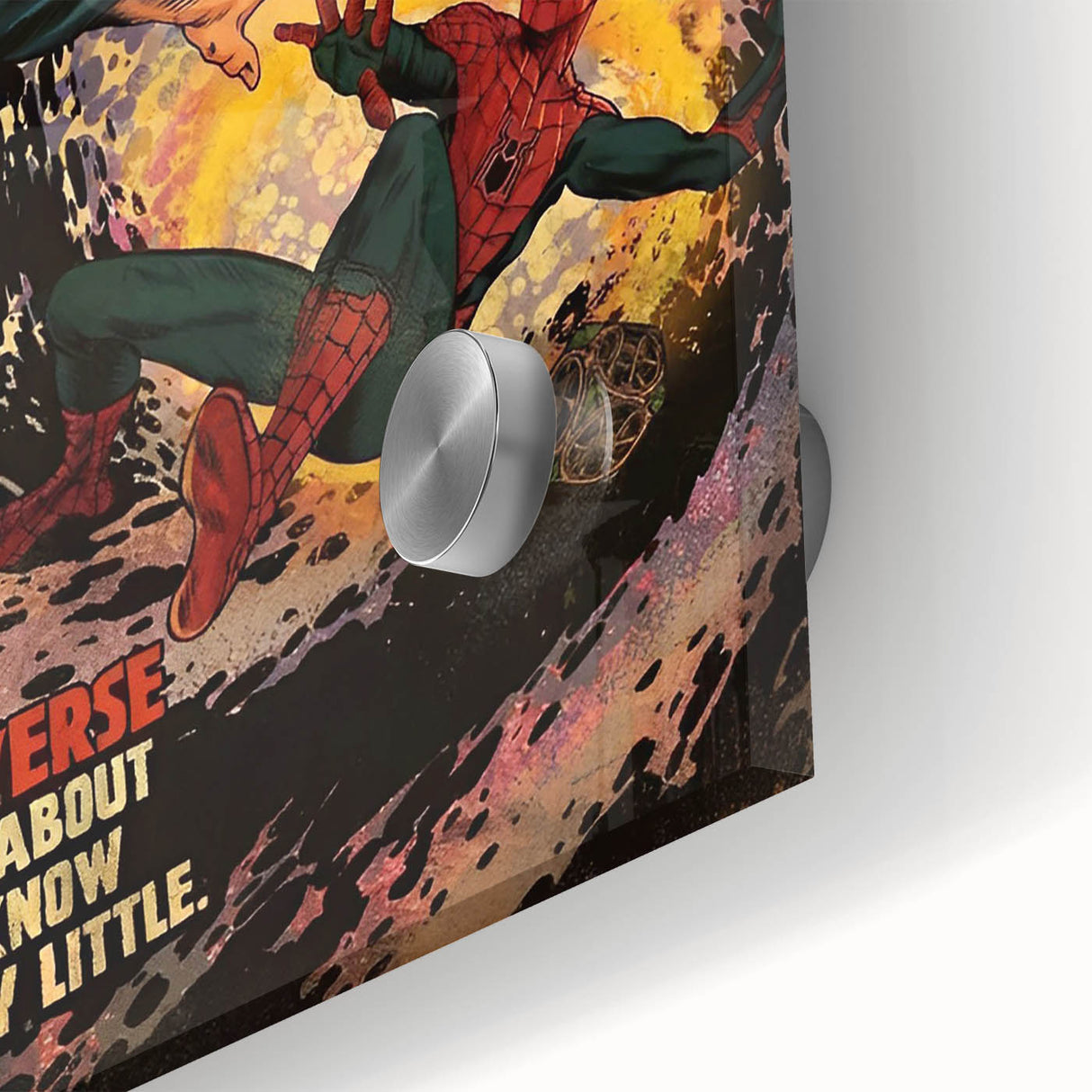 Collectible Comic Canvas Art – Spider-Man Vintage Comics Poster