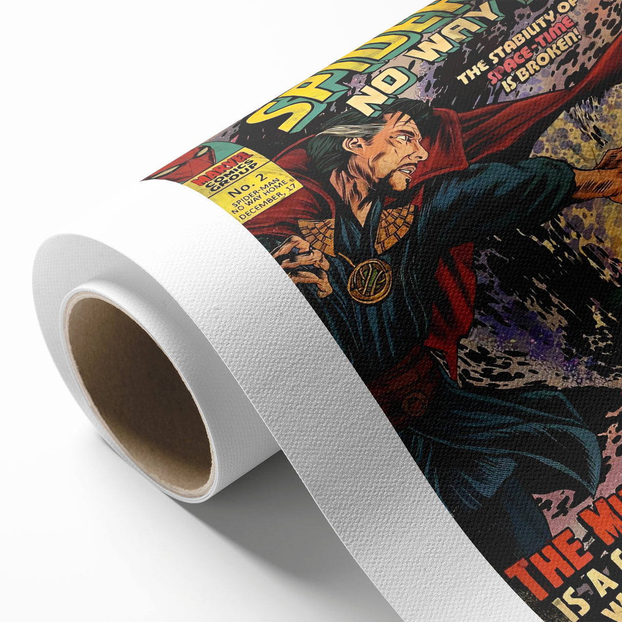 Collectible Comic Canvas Art – Spider-Man Vintage Comics Poster