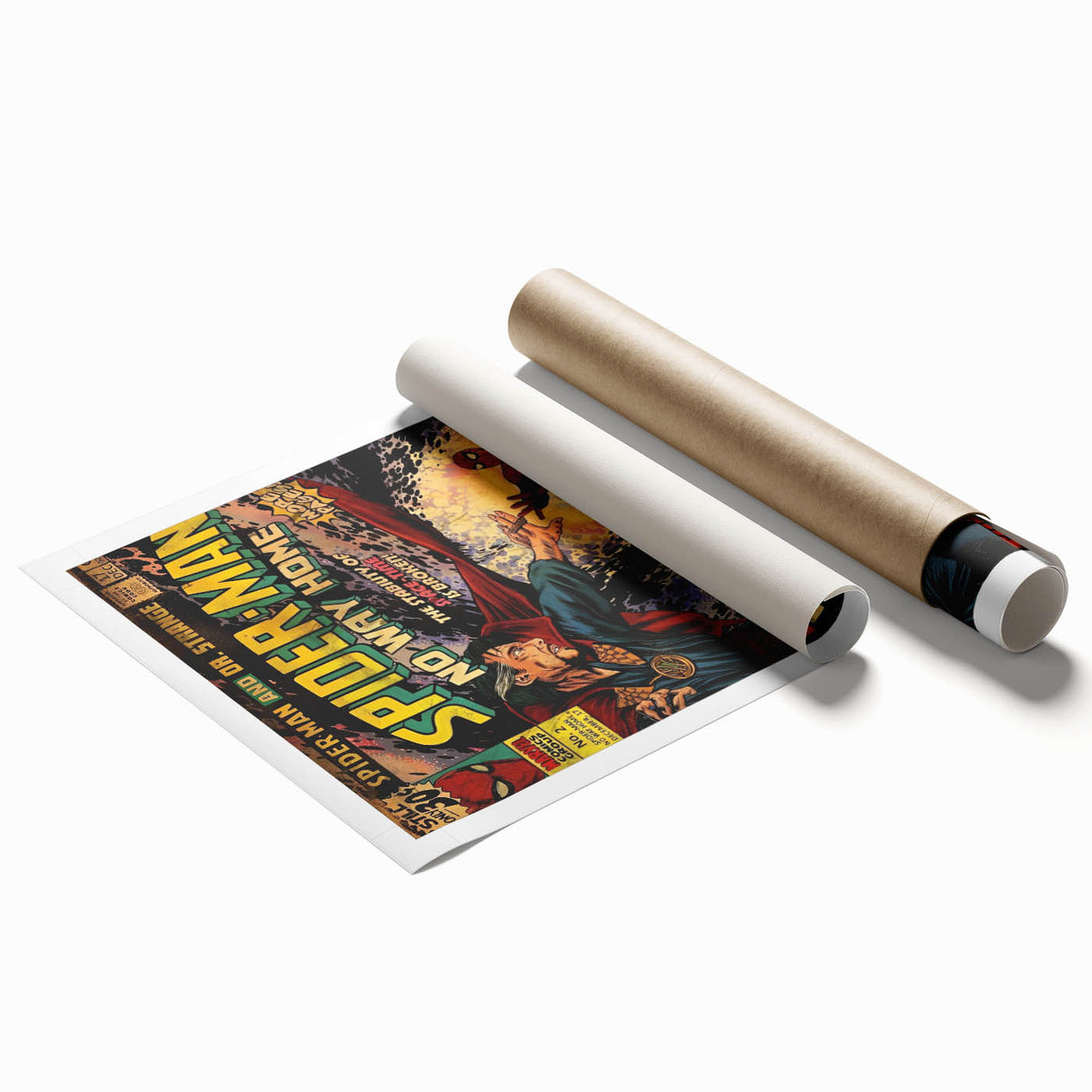 Collectible Comic Canvas Art – Spider-Man Vintage Comics Poster