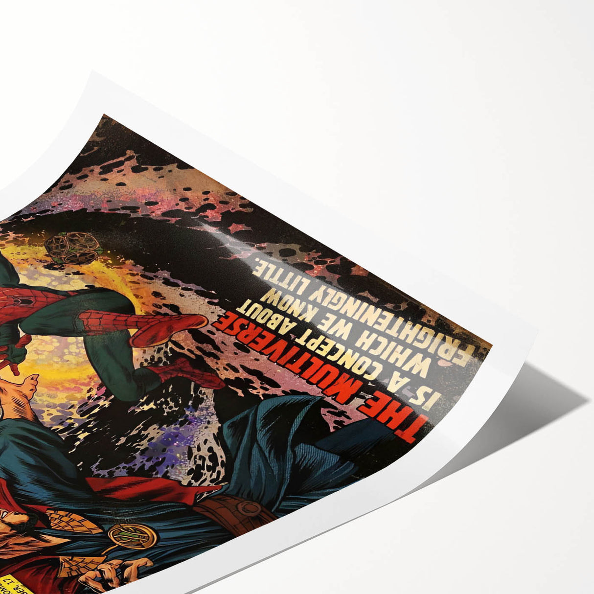 Collectible Comic Canvas Art – Spider-Man Vintage Comics Poster