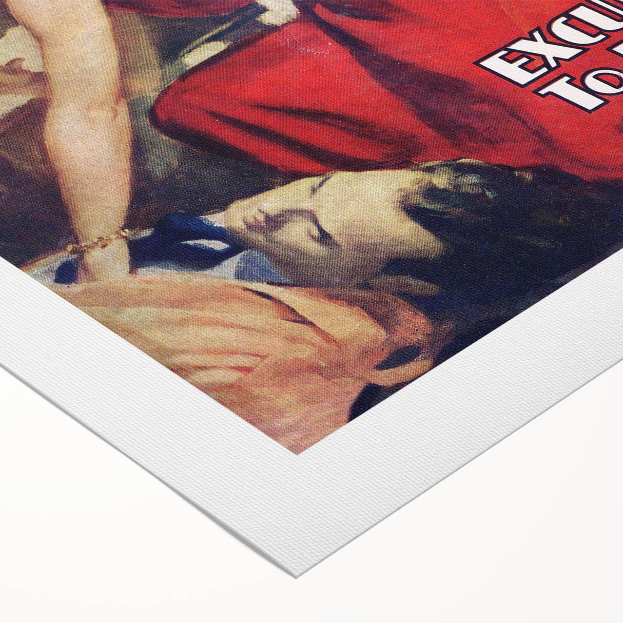 Vintage Magazine Cover Art - Super Detective Excursion to Murder