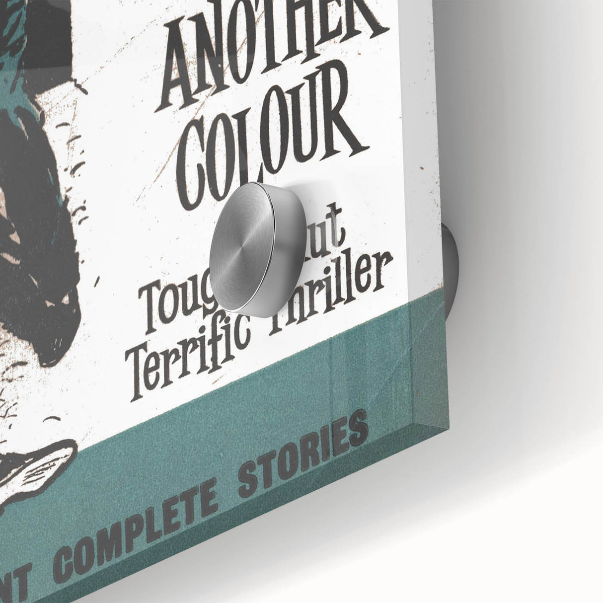 Vintage Magazine Cover Art - Suspense Hearse of Another Colour