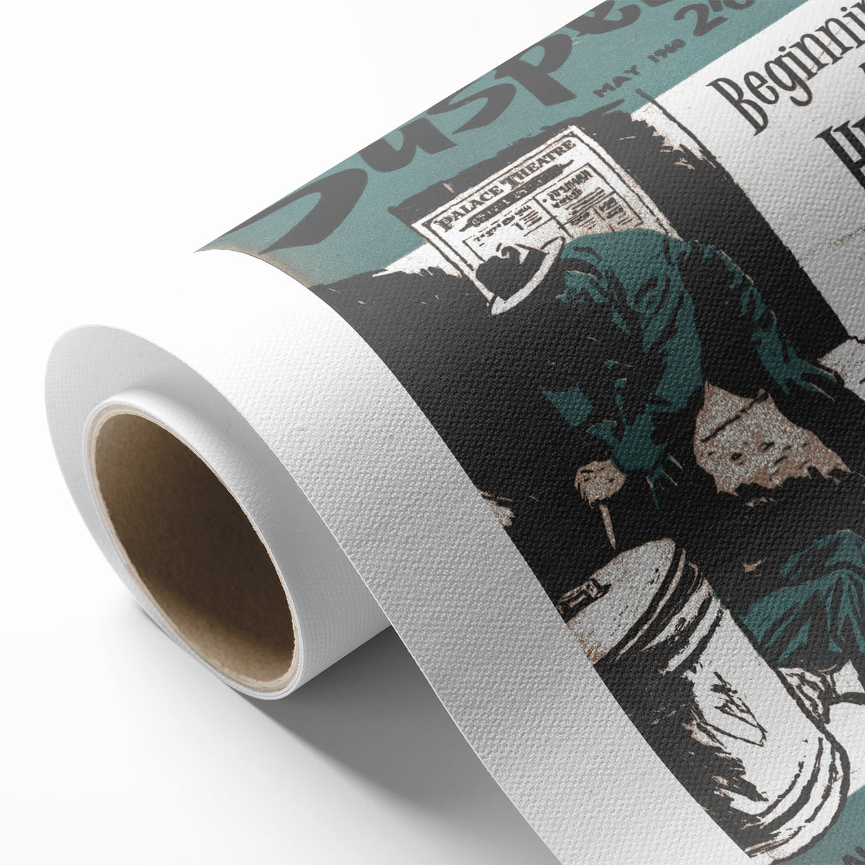 Vintage Magazine Cover Art - Suspense Hearse of Another Colour