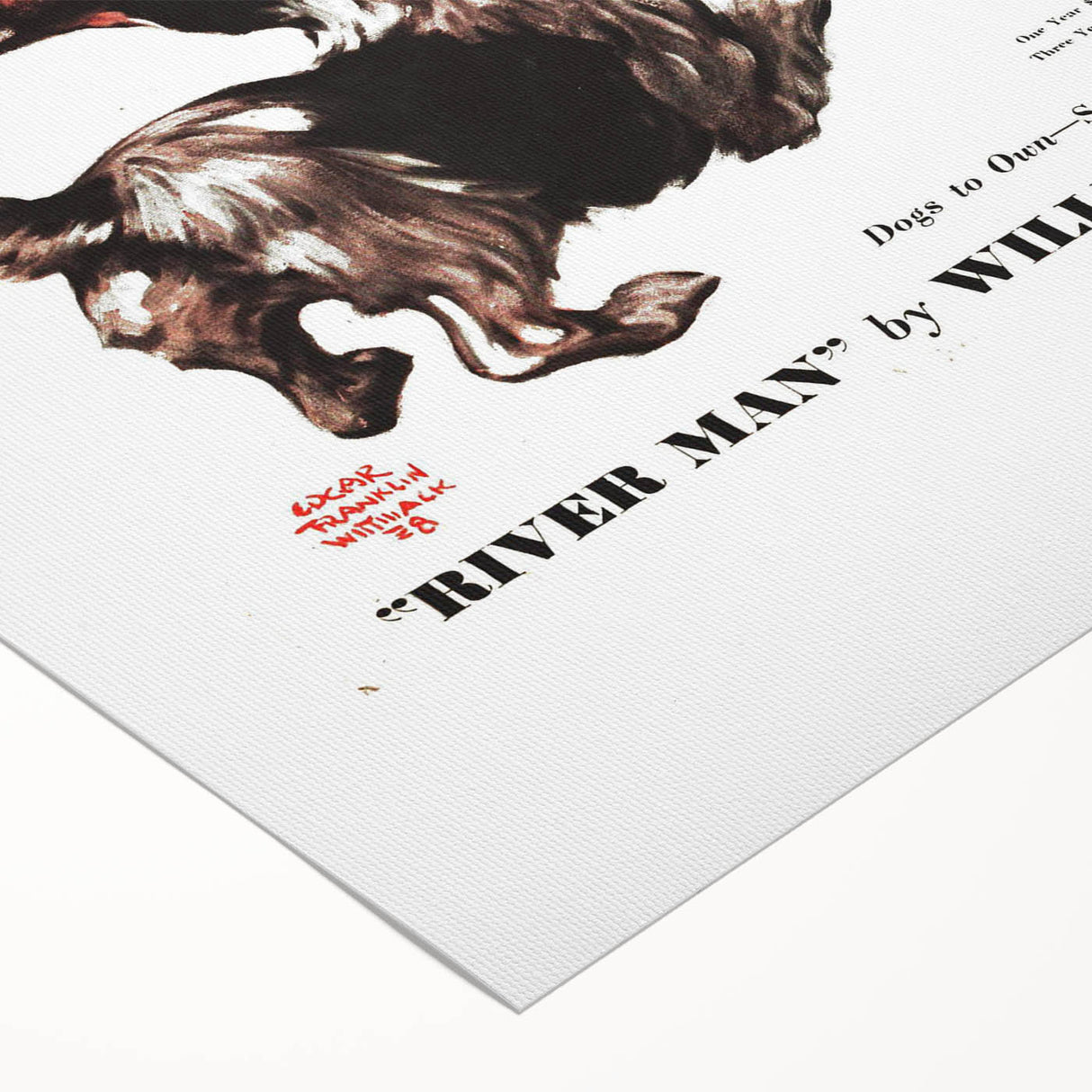 Vintage Magazine Cover Art - American Boy River Man April 1938