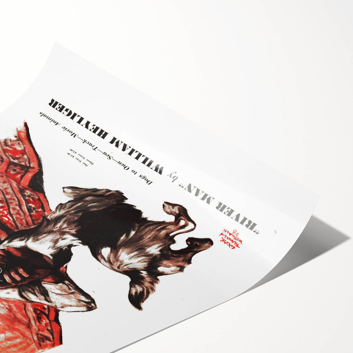 Vintage Magazine Cover Art - American Boy River Man April 1938