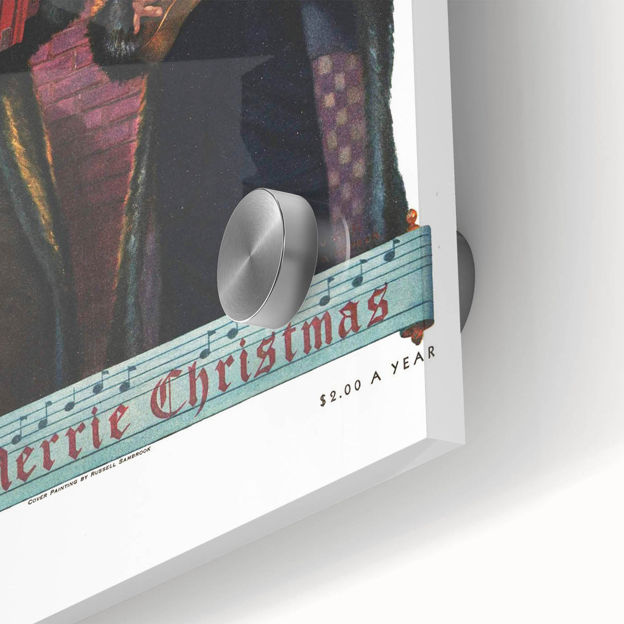 Vintage Magazine Cover Art - American Boy December 1931 Merrie Christmas