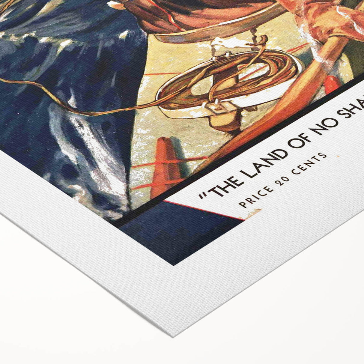 Vintage Magazine Cover Art - American Boy February 1931 Land of No Shadow