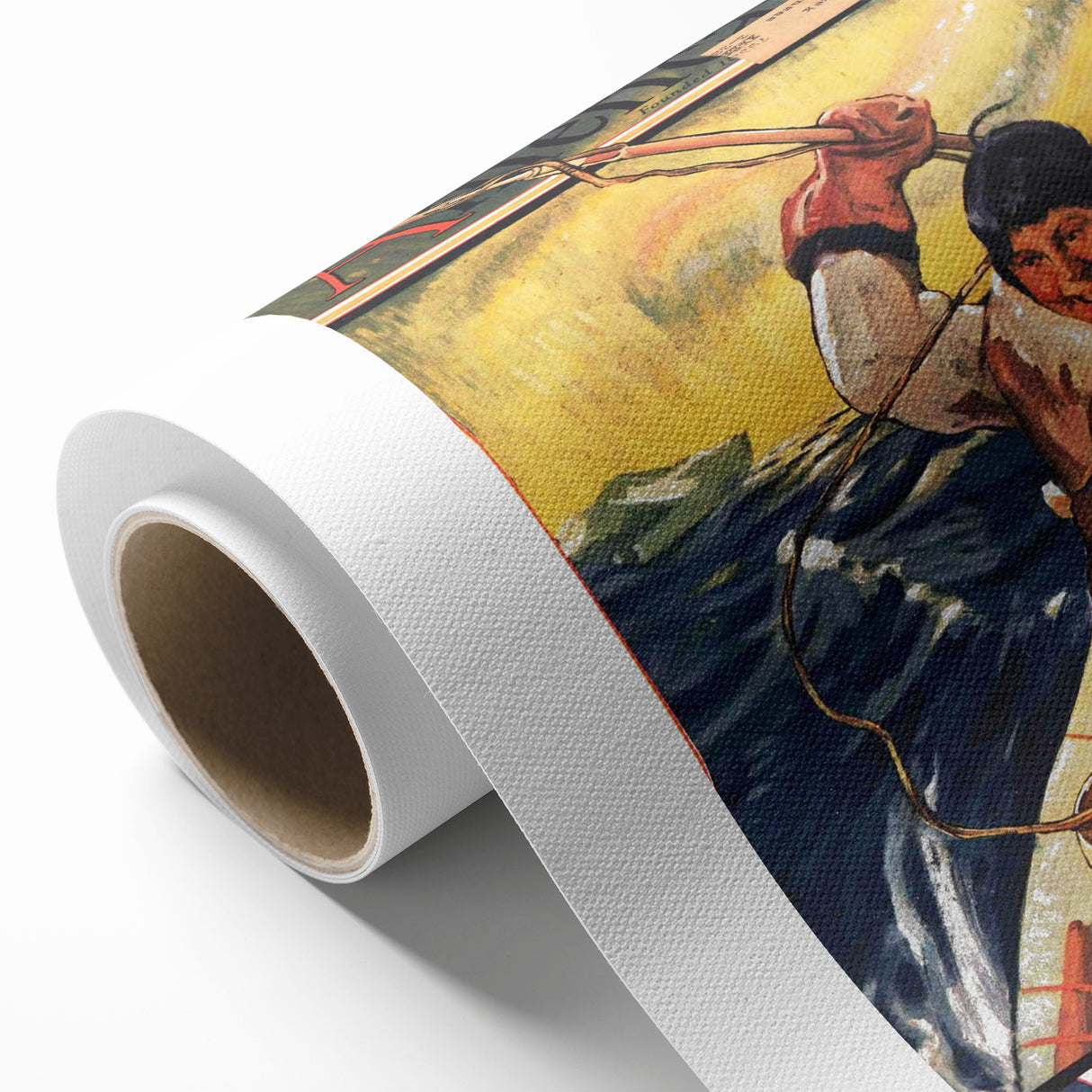 Vintage Magazine Cover Art - American Boy February 1931 Land of No Shadow