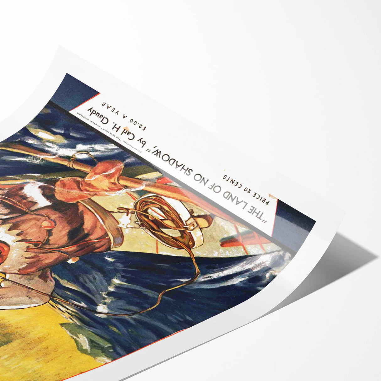 Vintage Magazine Cover Art - American Boy February 1931 Land of No Shadow