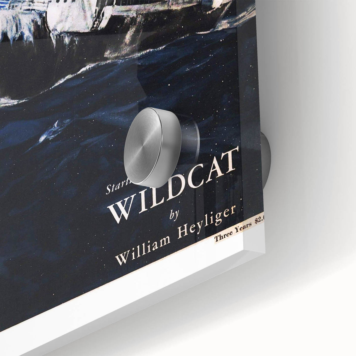 Vintage Magazine Cover Art - American Boy February 1937 Wildcat