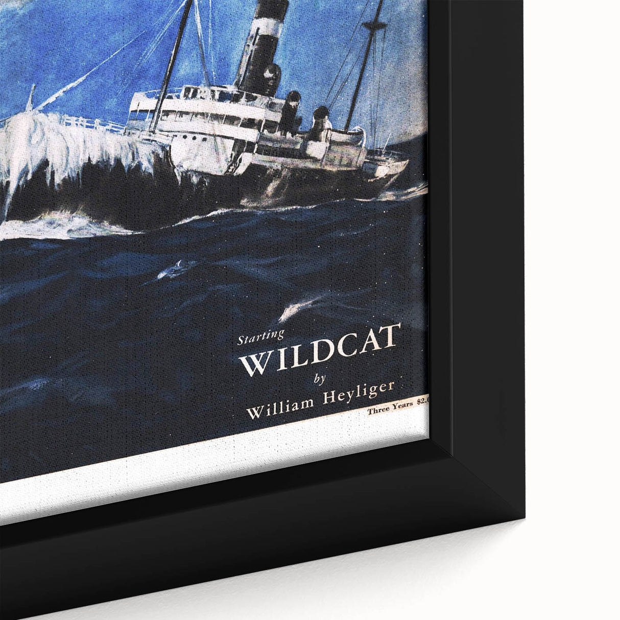 Vintage Magazine Cover Art - American Boy February 1937 Wildcat