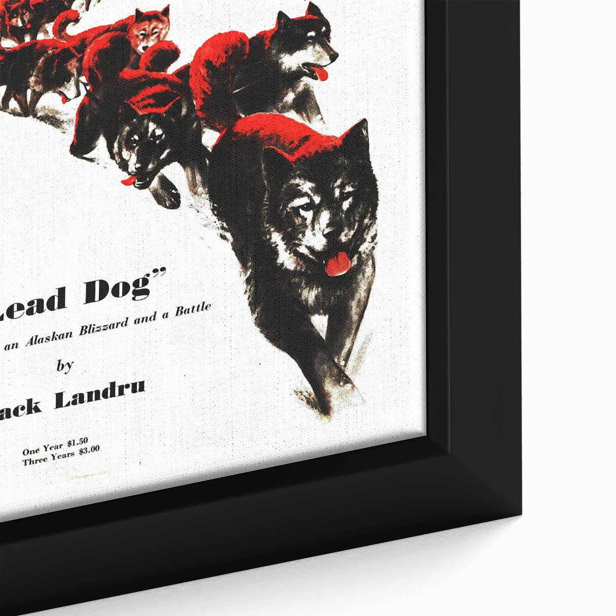 Vintage Magazine Cover Art - American Boy February 1938 Lead Dog