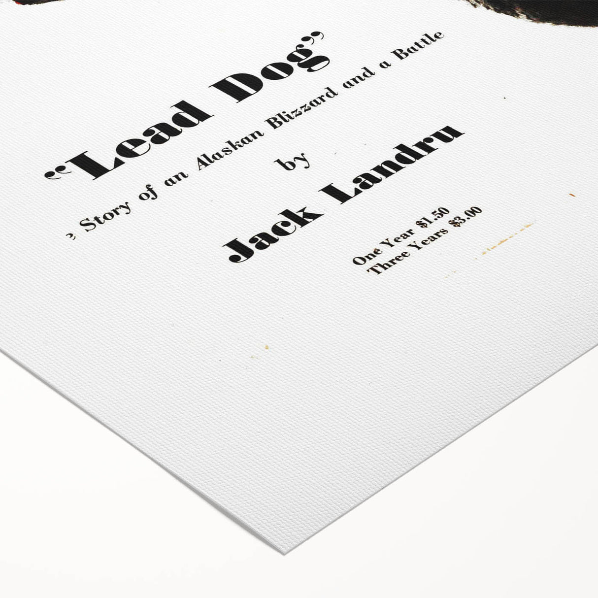 Vintage Magazine Cover Art - American Boy February 1938 Lead Dog