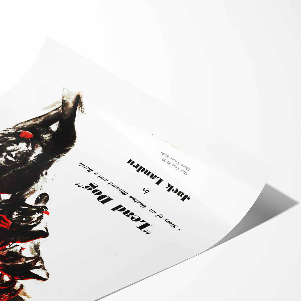 Vintage Magazine Cover Art - American Boy February 1938 Lead Dog