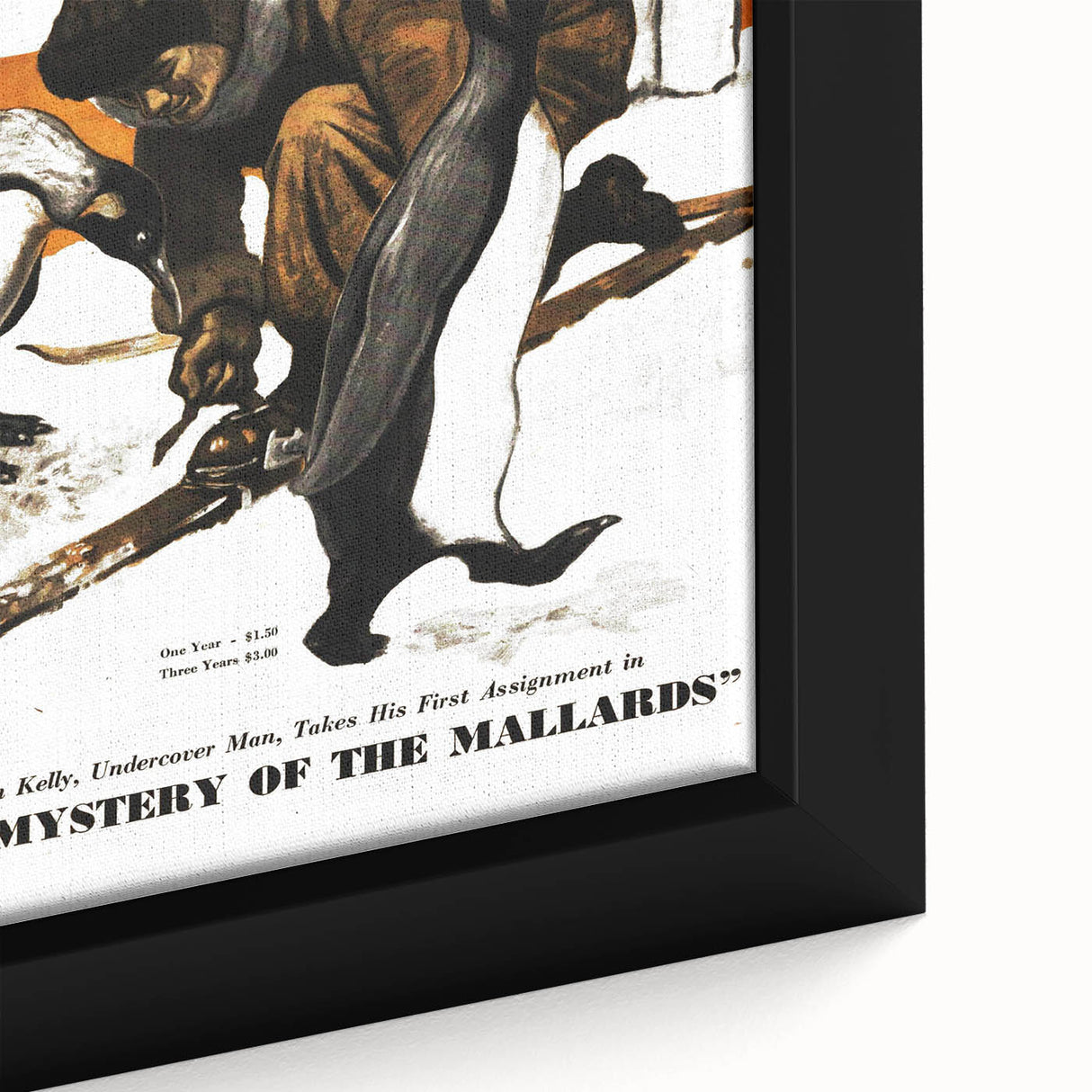 Vintage Magazine Cover Art - American Boy January 1938 Mystery of Mallards