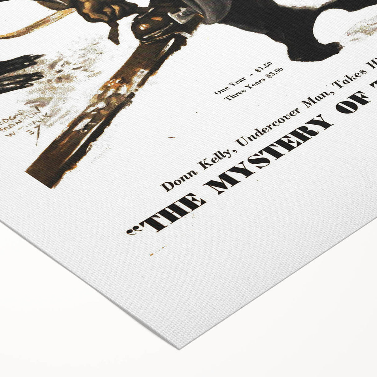 Vintage Magazine Cover Art - American Boy January 1938 Mystery of Mallards