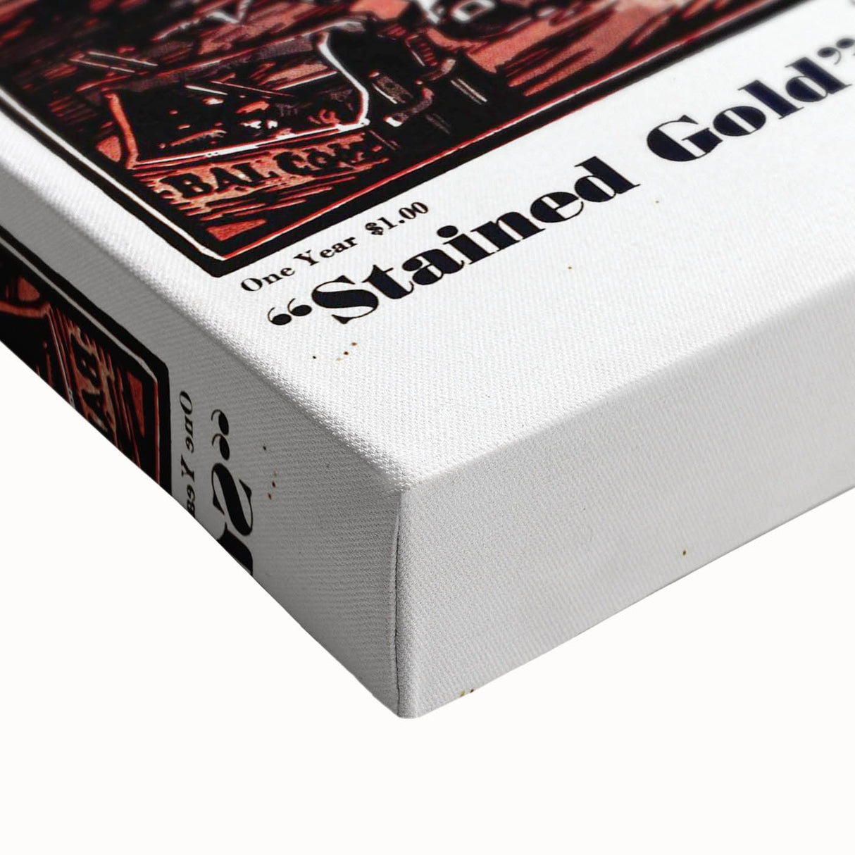 Vintage Magazine Cover Art - American Boy July 1937 Stained Gold