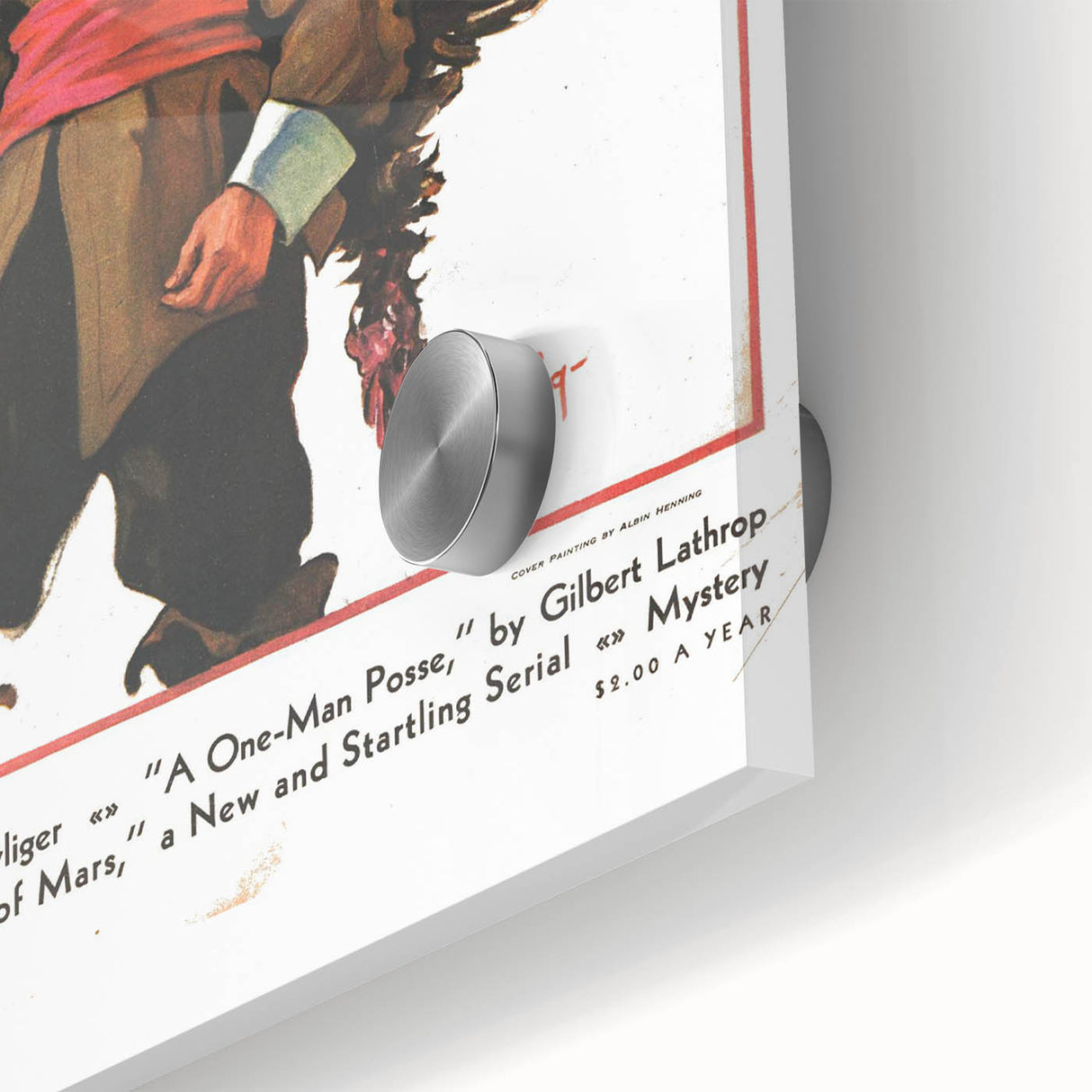 Vintage Magazine Cover Art - American Boy November 1931 Ball Carrier