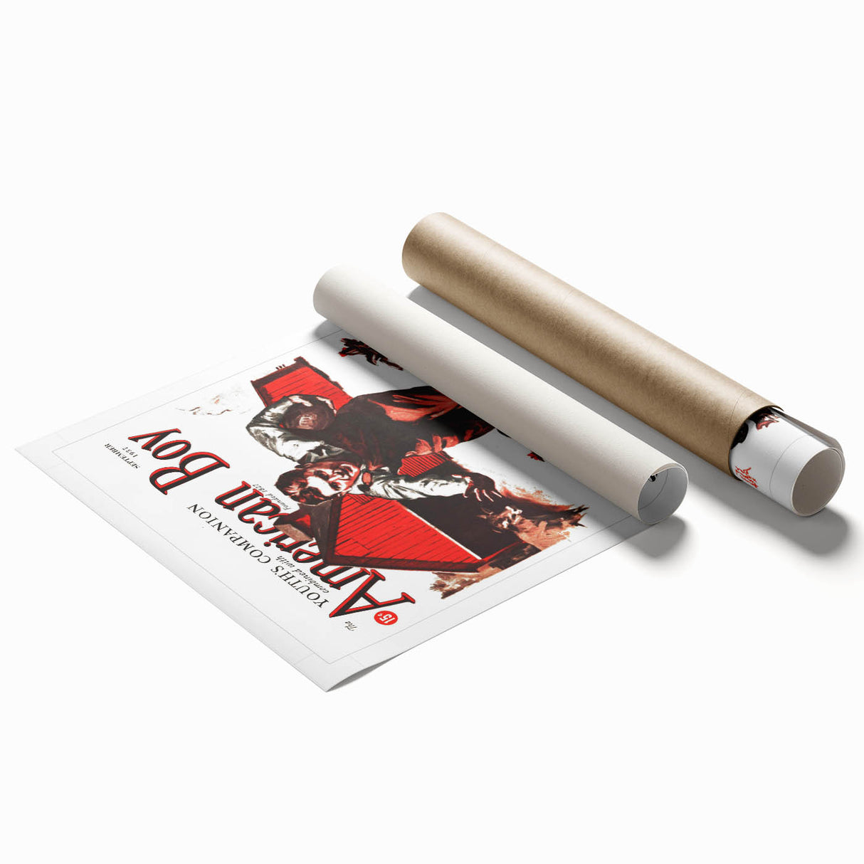 Vintage Magazine Cover Art - American Boy September 1937 Six-Man Football