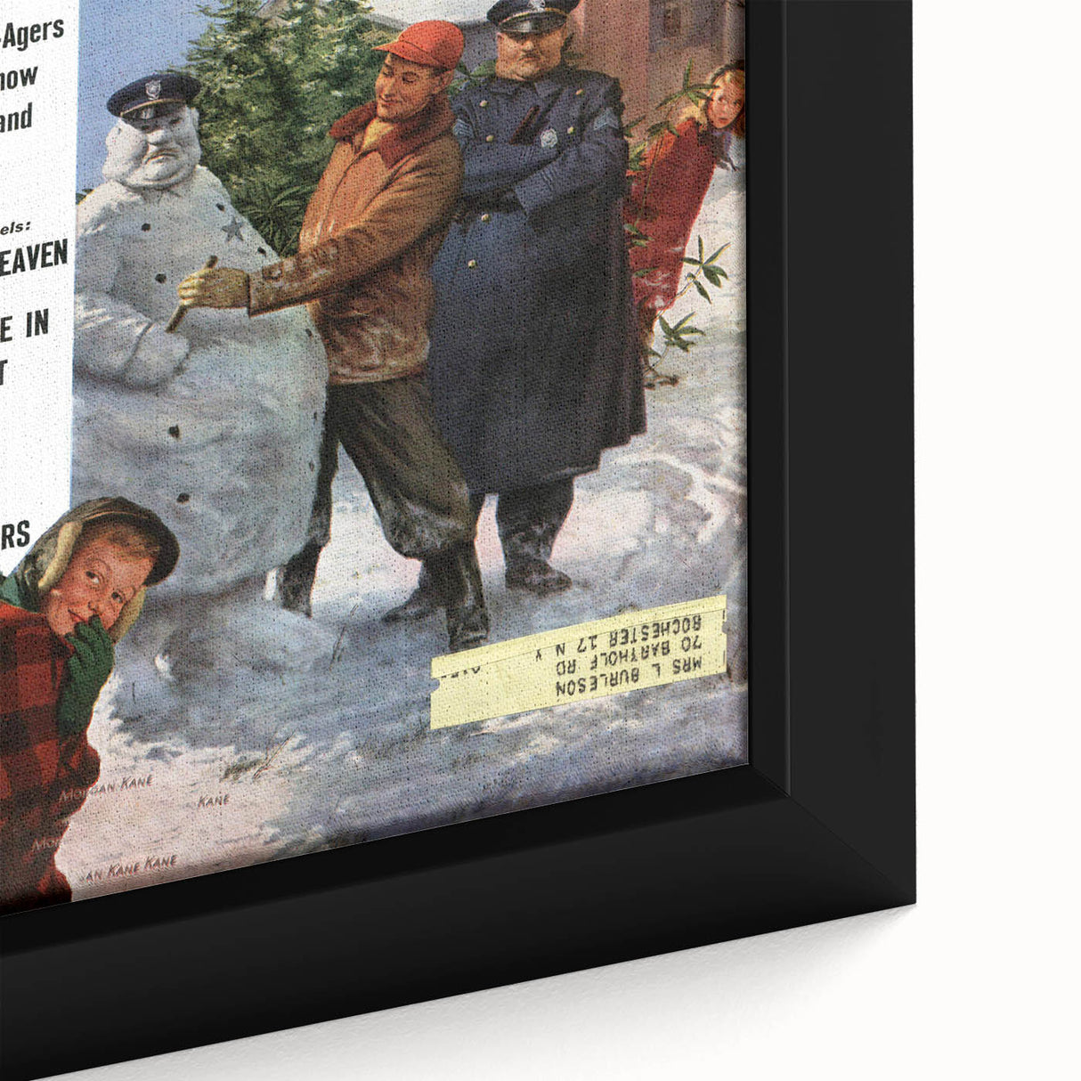 Vintage Magazine Cover Art - The American Magazine January Edition