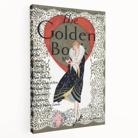 Vintage Magazine Cover Art - The Golden Book, 1926