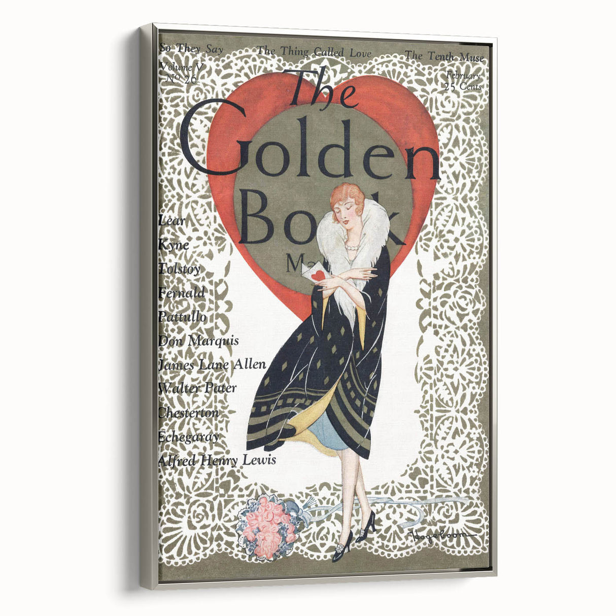 Vintage Magazine Cover Art - The Golden Book, 1926