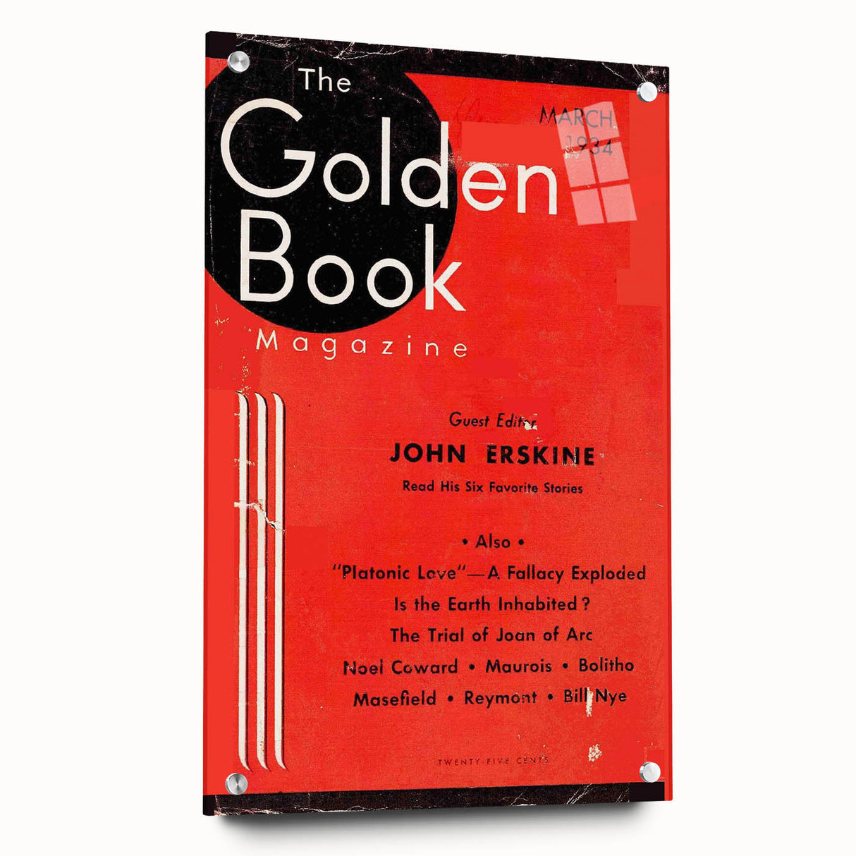 Vintage Magazine Cover Art - The Golden Book, March 1934