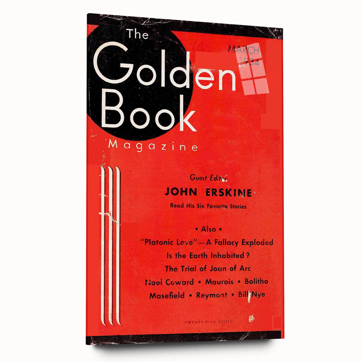 Vintage Magazine Cover Art - The Golden Book, March 1934