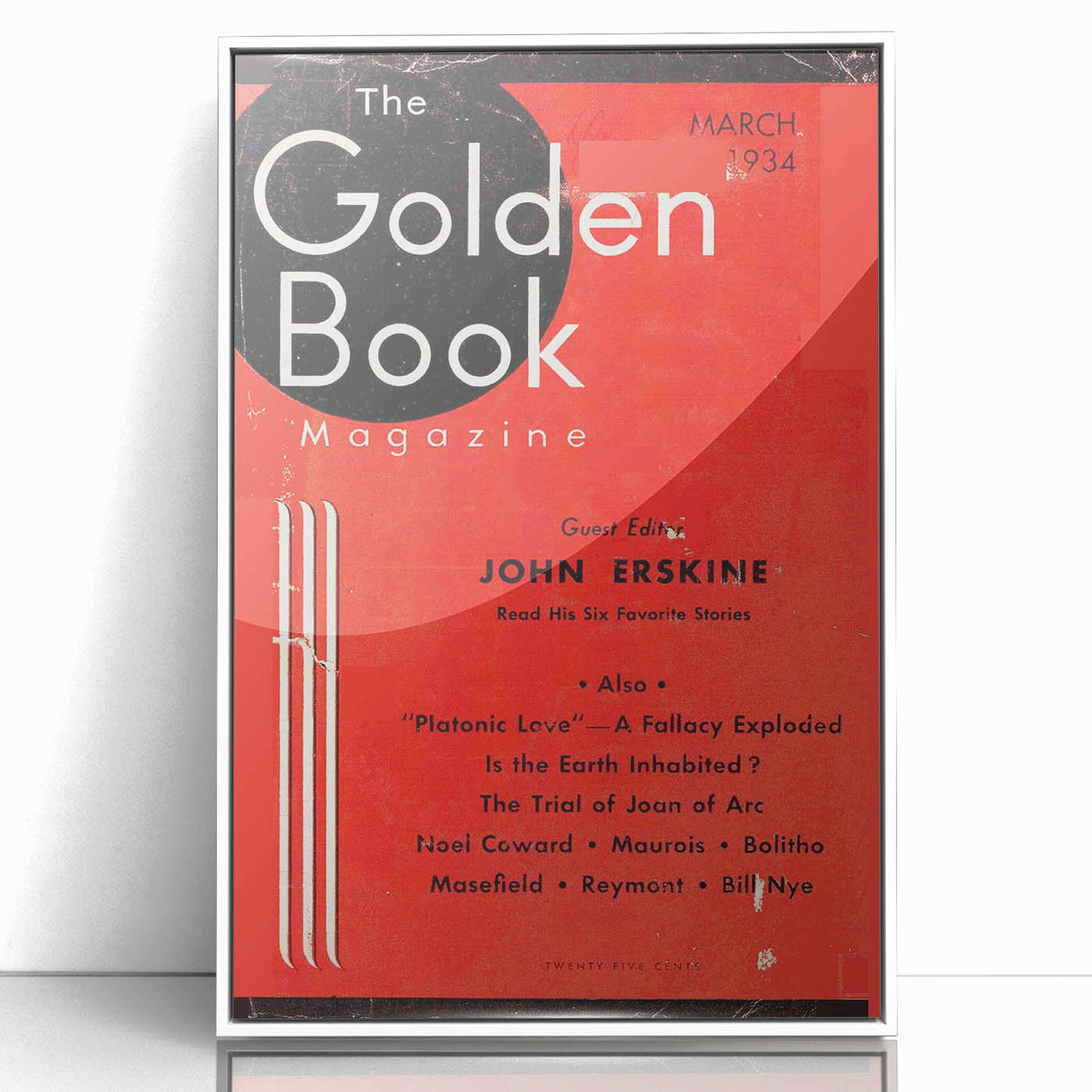 Vintage Magazine Cover Art - The Golden Book, March 1934