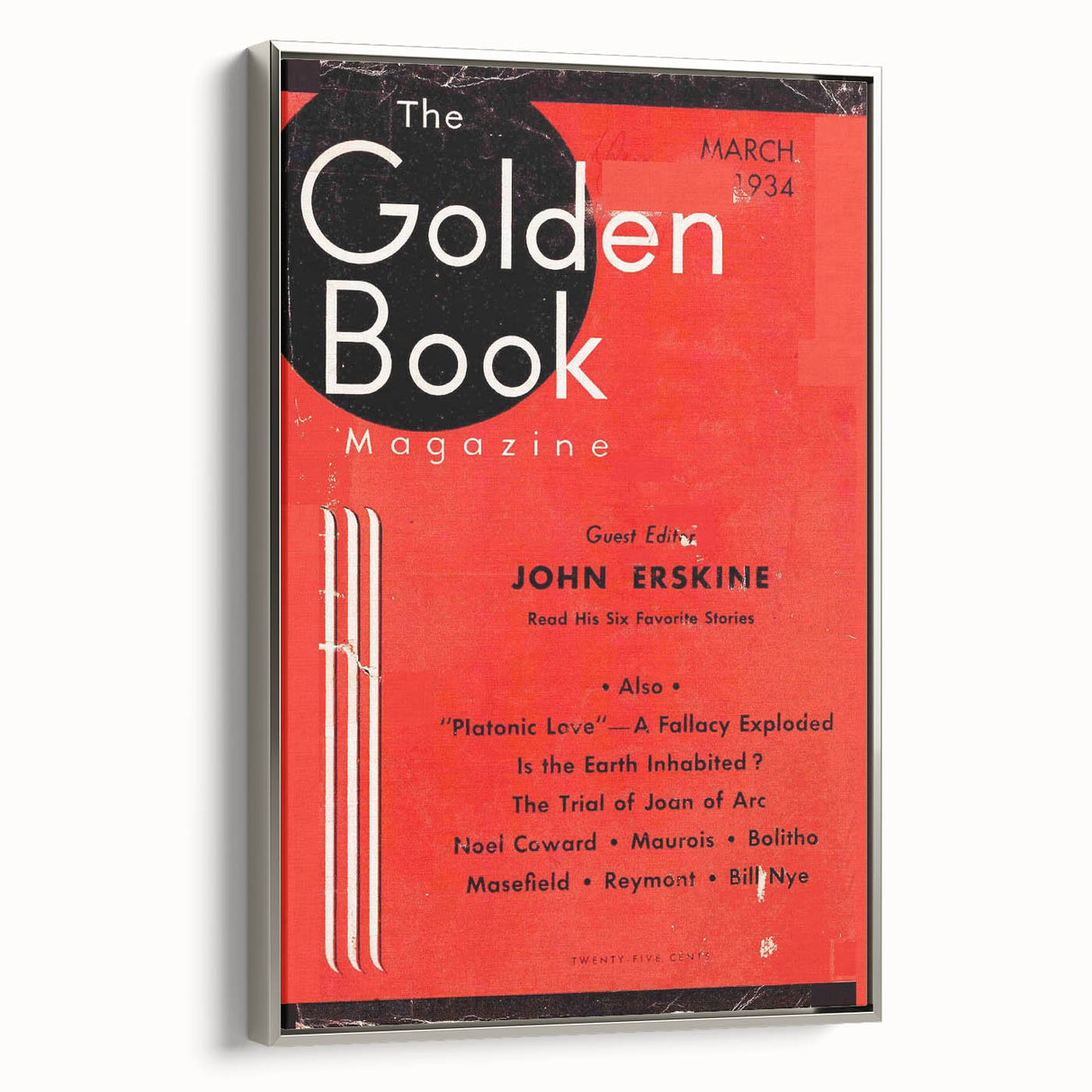 Vintage Magazine Cover Art - The Golden Book, March 1934