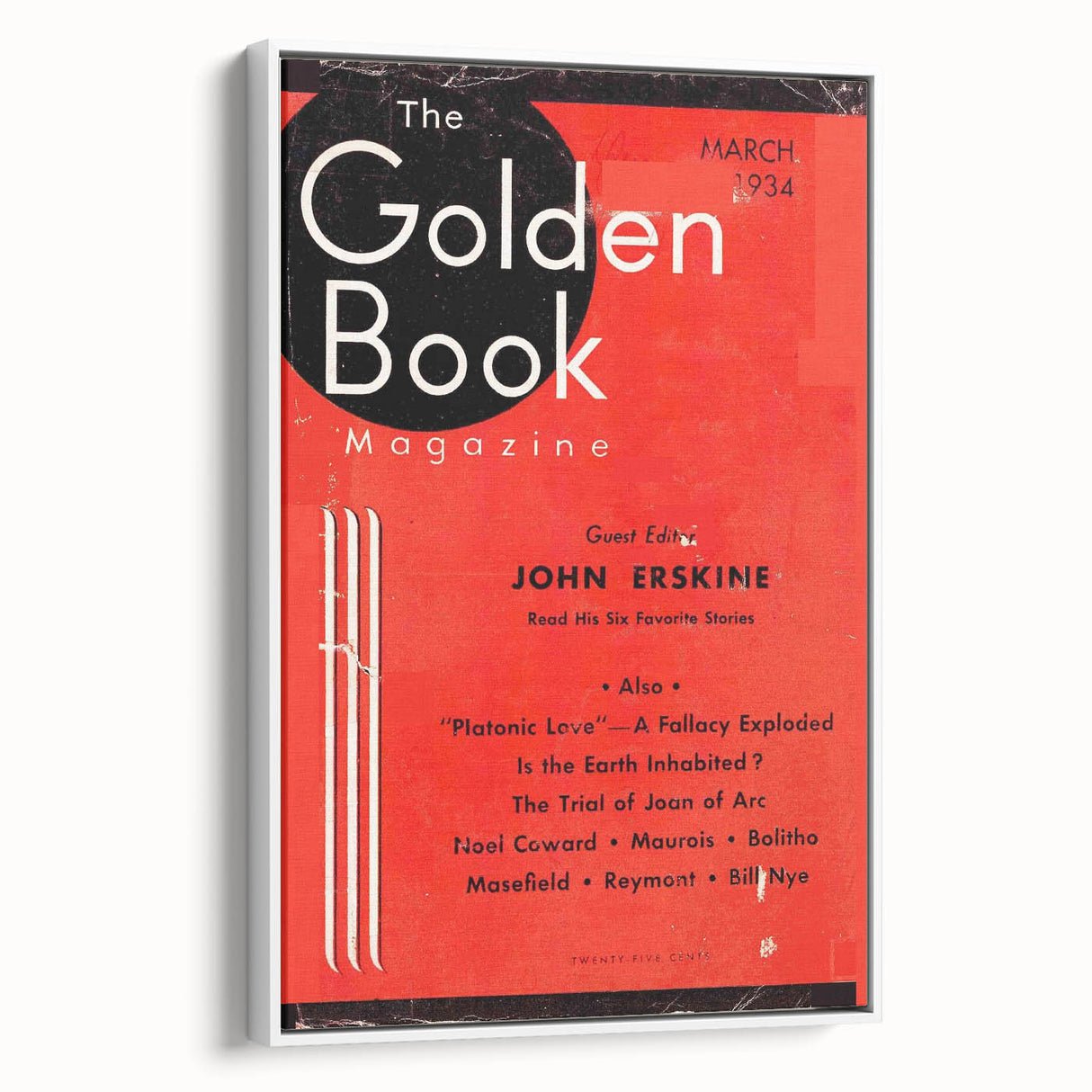 Vintage Magazine Cover Art - The Golden Book, March 1934