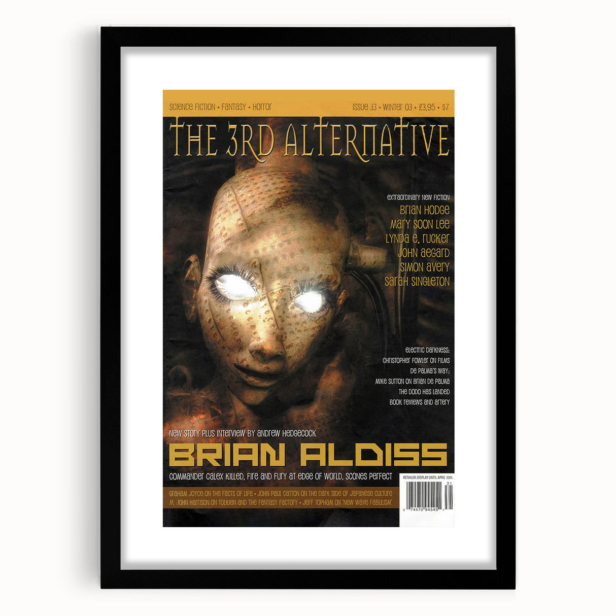 Vintage Magazine Cover Art - The 3rd Alternative, Winter 2003