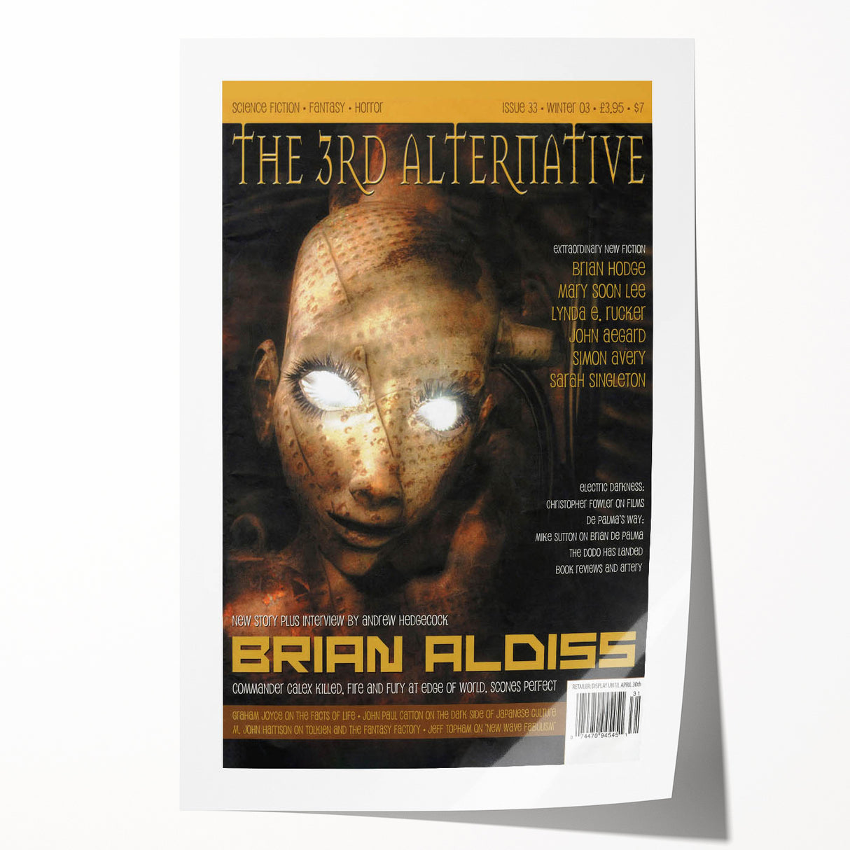 Vintage Magazine Cover Art - The 3rd Alternative, Winter 2003